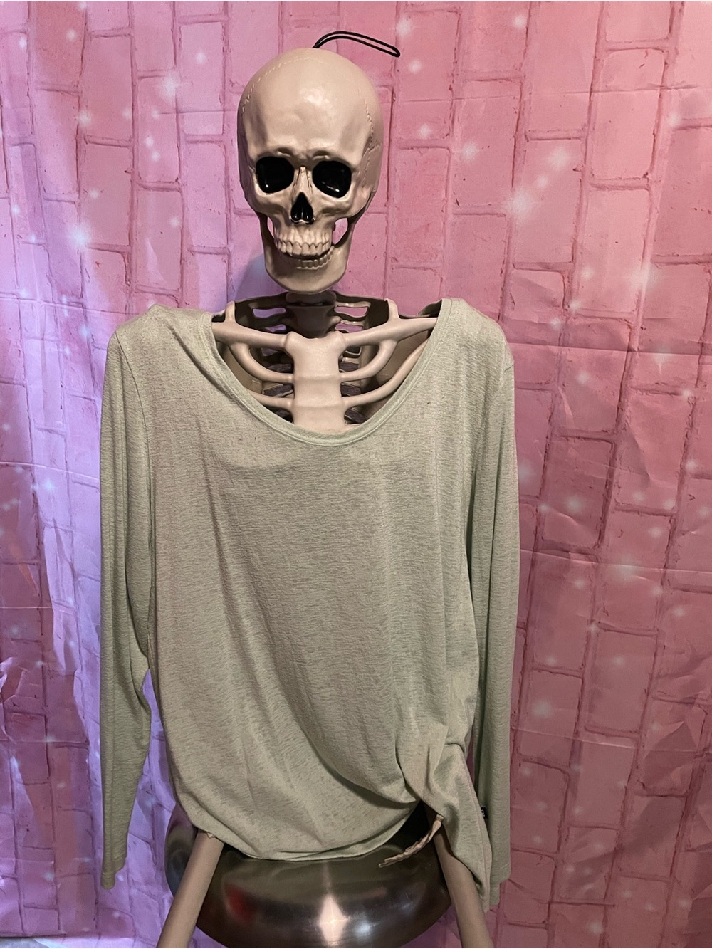 GAP Light Sage Long Sleeve Top